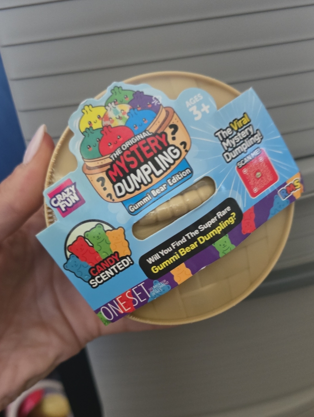 Crazy Fun RMS Viral Mystery Dumpling Gummi Bear Edition Candy Scented Toy